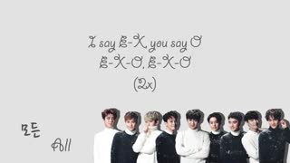 EXO (엑소) - Drop That (Korean Ver.) Lyrics (Color-Coded)