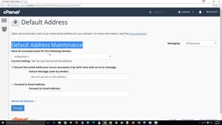 نحوه تنظیم آدرس ایمیل پیش فرض در هاست سی پنل