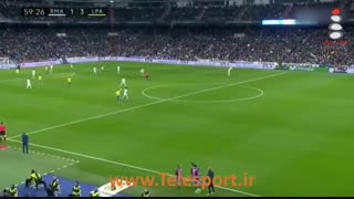 توقف رئال 10نفره در سانتیگوبرنابئو مقابل لاس پالماس