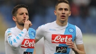 خلاصه بازی:  آ اس رم  1 - 2  ناپولی