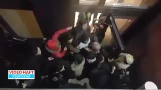 تصاویری تازه از بی نظمی در شب تجلیل از اصغر فرهادی