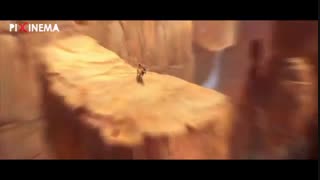 سکانس تعقیب و گریز در صخره ها در فیلم اسپریت(Spirit: Stallion of the Cimarron,2002)