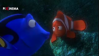 سکانس خواندن ادرس توسط دوری در فیلم در جستجوی نمو(Finding Nemo,2003)