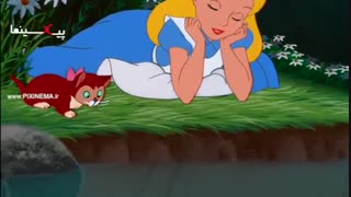سکانس ورود آلیس در فیلم آلیس در سرزمین عجایب(Alice in Wonderland,1951)