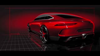 کانسپت مرسدس بنز AMG - GT 2017