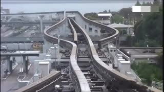 مونو ریل در اوزاکای ژاپن!