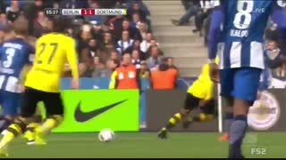 خلاصه بازی : هرتابرلین 2 - 1 دورتموند