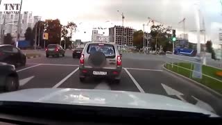 تصادف امبولانس ها و ثبت دوربین