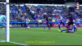 شکست بارسلونا مقابل دیپورتیوو و از دست دادن صدرنشینی
