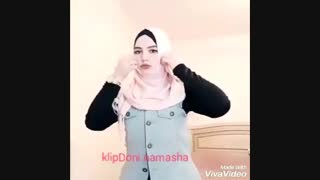 مدل بستن روسری شالی