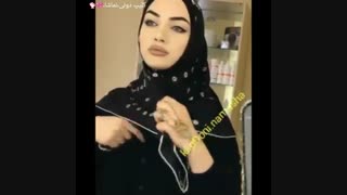 آموزش  بستن روسری