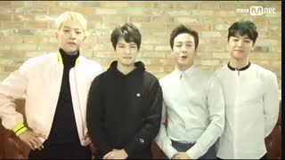 17.03.16 CNBLUE Support Message for FNC Trainee at Produce 101 S2