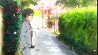 انیمه عاشقانه دروغ اوریل آوریل دروغ تو در آپریل Shigatsu wa Kimi no Uso Your Lie in April قسمت 22 آخر با زیرنویس فارسی 