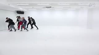 تمرین رقص  bts*  spring day *