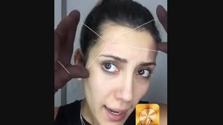 آموزش میکاپ صدف - بند انداختن لیفت صورت