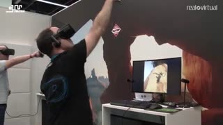 گیم پلی بازی The Climb برای هدست های واقعیت مجازی