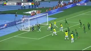 خلاصه بازی :  کلمبیا 1 - 0  بولیوی