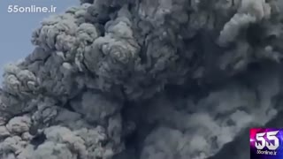 فوران آتش فشان بعد از 250 سال در روسیه