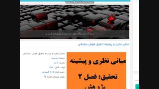 مبانی نظری و پیشینه تحقیق هوش سازمانی