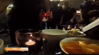 حال و هوای اردوی تیم ملی در قطر در لحظه تحویل سال نو (نود ۷ فروردین)