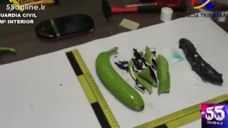 کوکائین هایی که در موز پنهان شده اند !