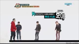Weekly idol_INFINITE H_Part 1_English sub_برنامه ویکی آیدل با حضور هویا و دونگ وو _ تولد هویا ام مبارکککک