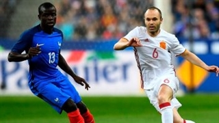 خلاصه بازی : فرانسه 0 -  2  اسپانیا