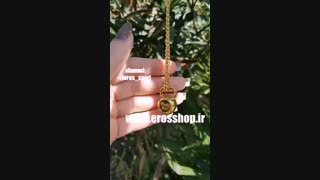 گردنبند بدنسازی با آویز طرح دمبل پهلوانی (کتل بل) - www.erosshop.ir