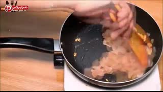 آموزش پیتزای خونگی جذاب بدون فر