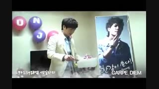 جشن تولد  شاد و رمانتیک جو هیون جه در پشت صحنه سریال 49 روز