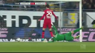 خلاصه بازی :  دارمشتات  0 - 2  بایرلورکوزن