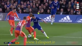 چلسی2 - منچسترسیتی1 ؛ اولین باخت رفت و برگشت گواردیولا
