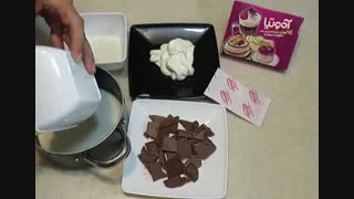 دسر کره بادام زمینی و شکلات