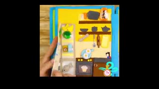 آموزش ساخت کتاب سه بعدی پارچه ای