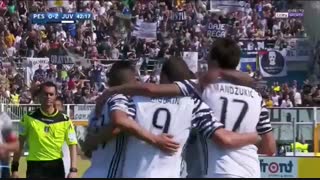 خلاصه بازی :  پسکارا   0 - 2  یوونتوس