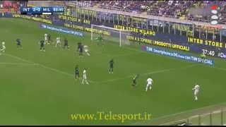 اینتر 2 - میلان 2 ؛ زاپاتا ناجی میلان شد