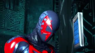 Batmanbeyond VS Spiderman2099-Super power beat down-720