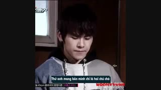 Woohyun hoya seongyeol infinite remember:(فقط قیافه ووهیونو نگاه کنید (: )