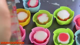 آموزش ژله شکل گل رز