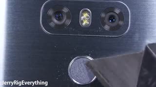 تست مقاومت بدنه ال جی G6