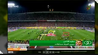 گفتگو با فتاحی درباره حواشی جشن قهرمانی پرسپولیس (نود ۴ اردیبهشت)