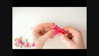 آموزش ساخت گل سر زیبا با روبان