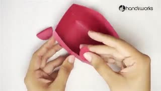 آموزش ساخت سبد کاغذی-gelaree.com