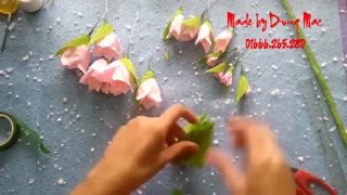 آموزش گل شاخه ای فوق العاده-www.gelaree.com