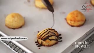 ماکارون نارگیل و شکلات تلخ (بدون گلوتن)