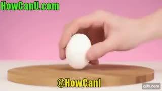 پوست کردن فنی تخم مرغ آب پز