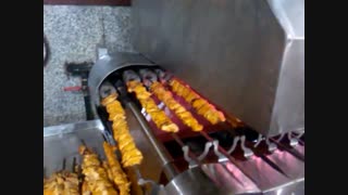 کباب پز و جوجه پز اتوماتیک ریلی افقی