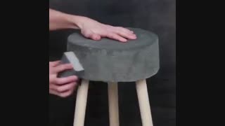 ساخت صندلی سیمانی