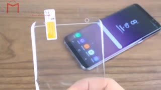 آموزش  صحیح چسباندن گلس بر روی گوشی Galaxy S8 به صورت کامل