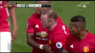 خلاصه بازی :  منچستریونایتد  1 - 1  سوانسی